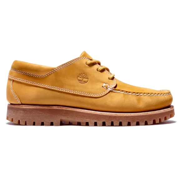 TIMBERLAND • Jackson’s Landing Oxford Wheat Nubuck Loafers MocToe Shoes - Picture 4 of 9